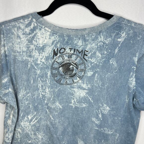No Time Majestic Moon Sun Tshirt Acid Wash T-Shirt Celestial Moon Sun Tee Large - Picture 7 of 7